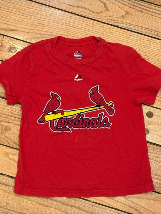 Majestic Other - Majestic Boys Red St Louis Cardinals Bat Graphic Tee kids large